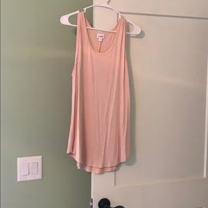 Lula Roe tank light salmon.